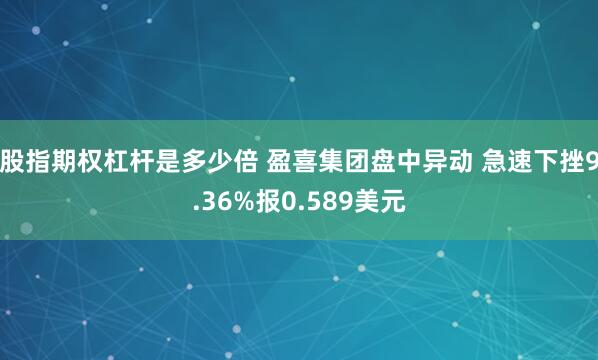 股指期权杠杆是多少倍 盈喜集团盘中异动 急速下挫9.36%报0.589美元