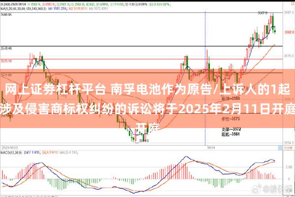 网上证劵杠杆平台 南孚电池作为原告/上诉人的1起涉及侵害商标权纠纷的诉讼将于2025年2月11日开庭